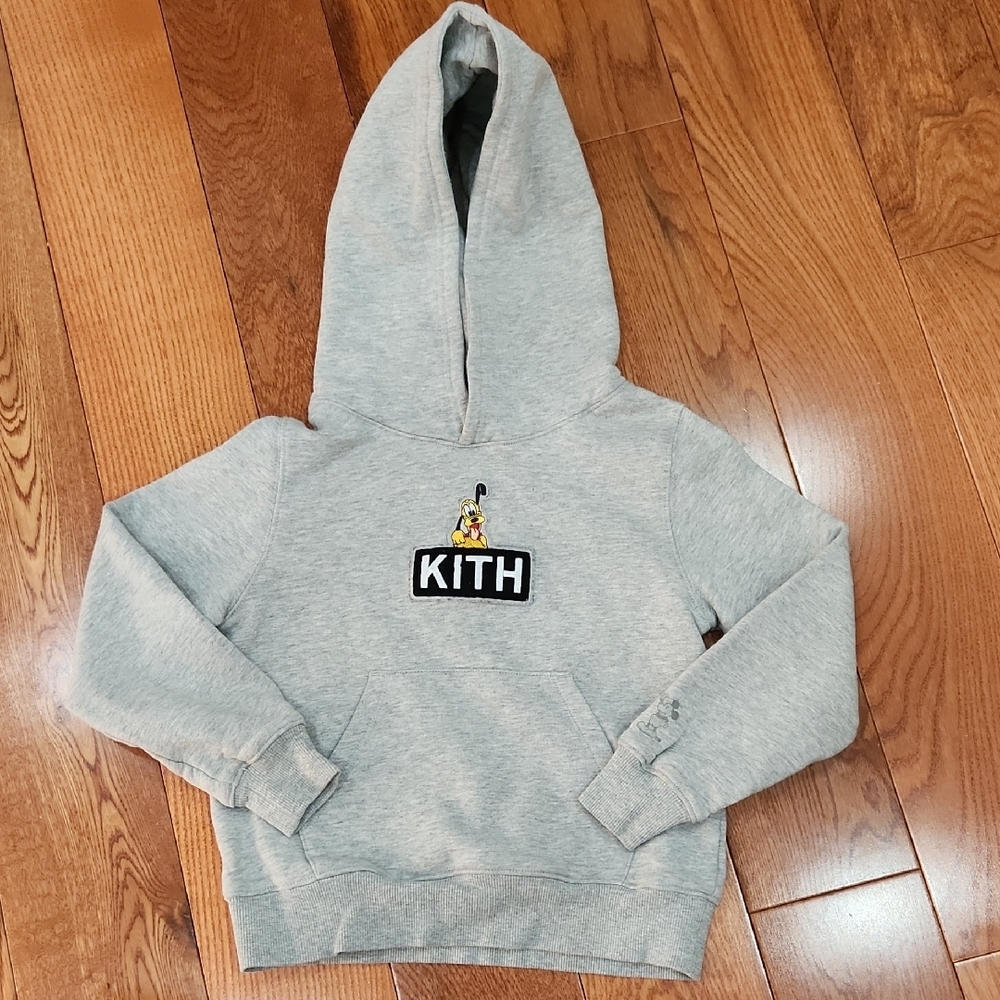 Kith Gray Hoodie with Logo